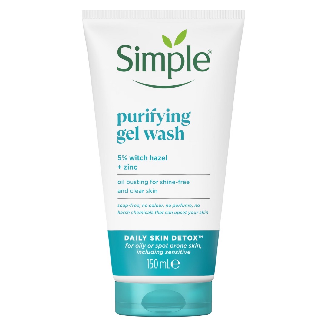 ژل شستشو صورت سیمپل مدل Purifying پوست چرب و مختلط 150 میل