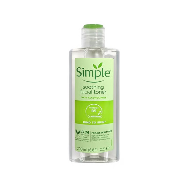 تونر سیمپل مدل Soothing حجم 200ml
